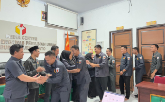 Kegiatan Halal Bihalal Bawaslu Kabupaten Jeneponto.